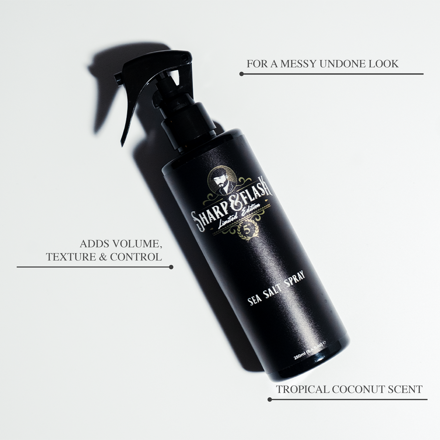 Sharp & Flask Sea Salt Spray (250ml)
