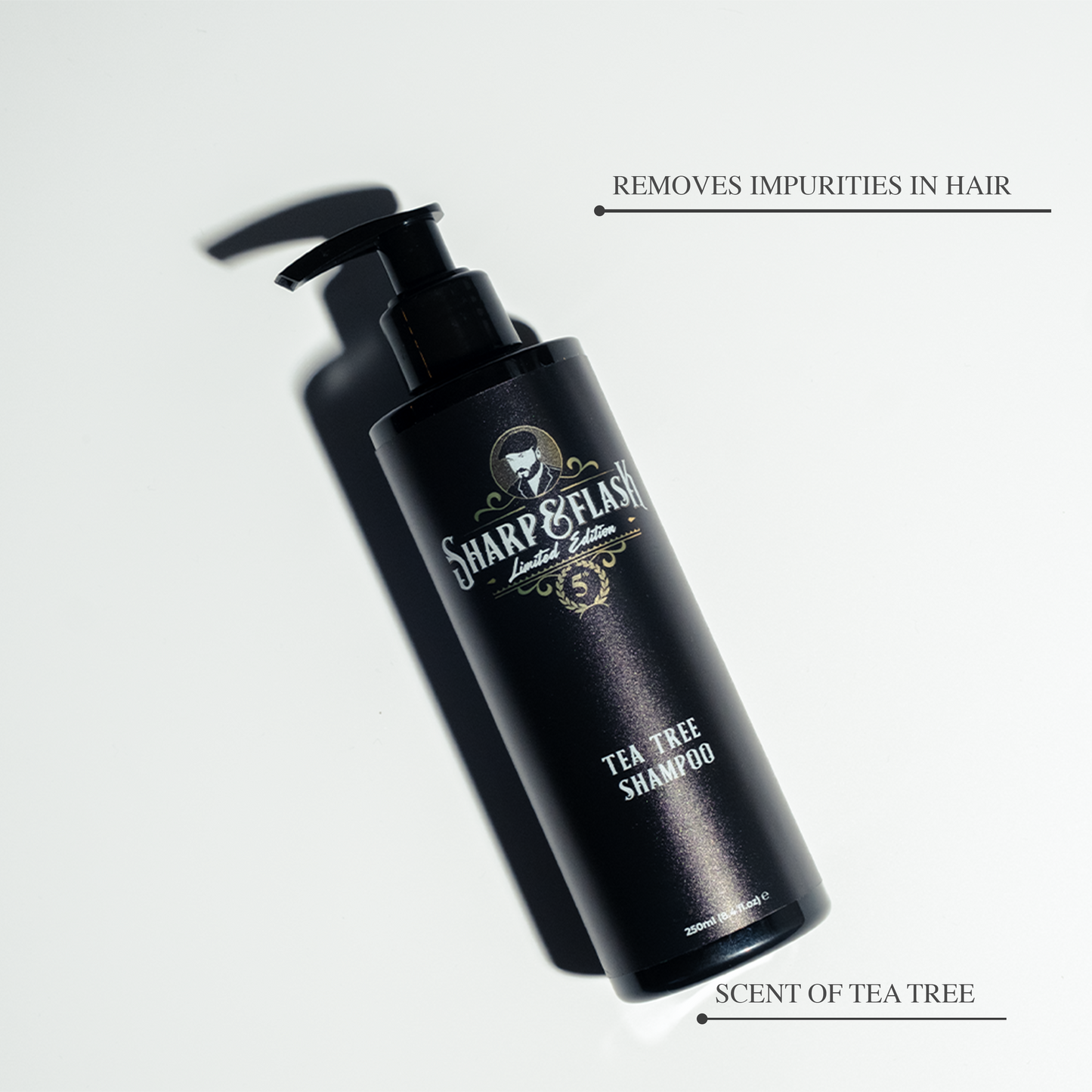 Sharp & Flask Tea Tree Shampoo (250ml)
